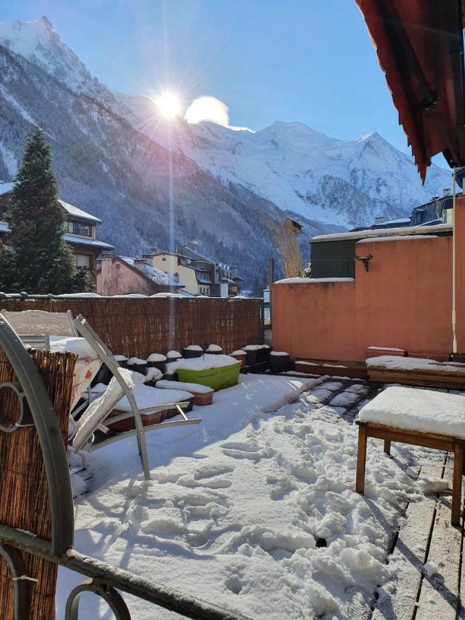 Chamonix Hyper Centre . Terrasse Vue Mont Blanc . Parking Apartment Ngoại thất bức ảnh