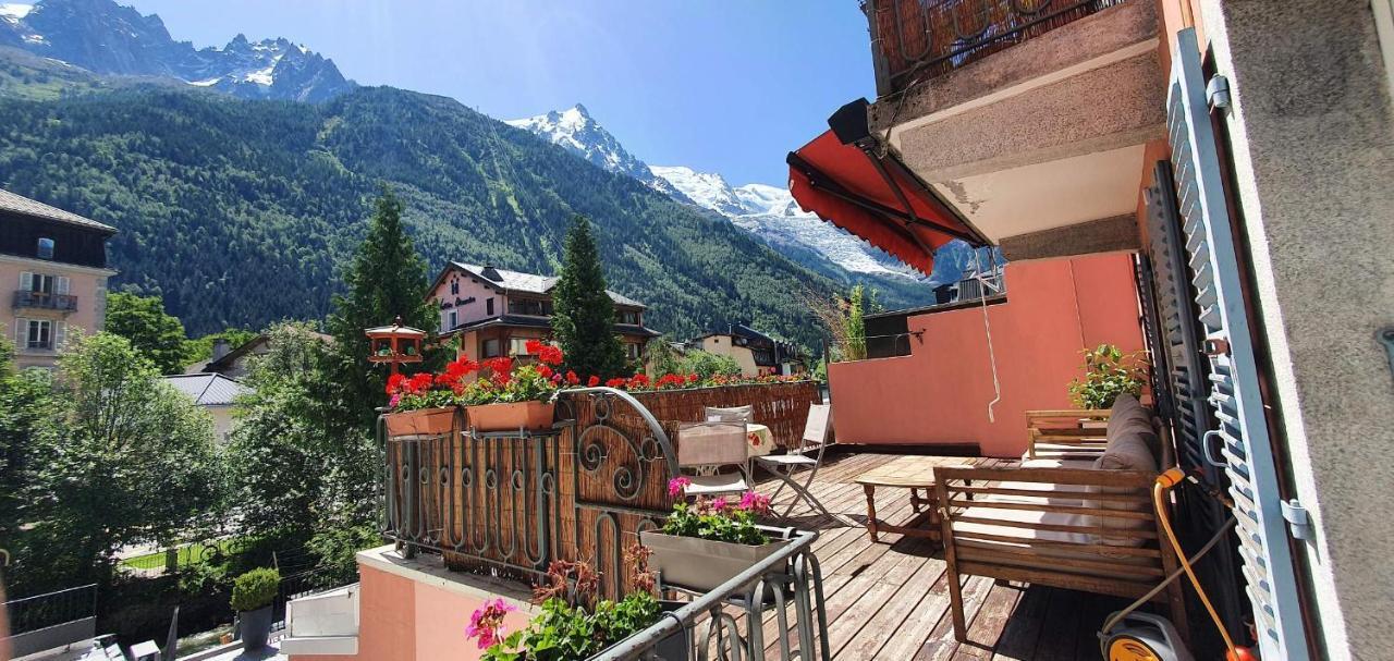 Chamonix Hyper Centre . Terrasse Vue Mont Blanc . Parking Apartment Ngoại thất bức ảnh